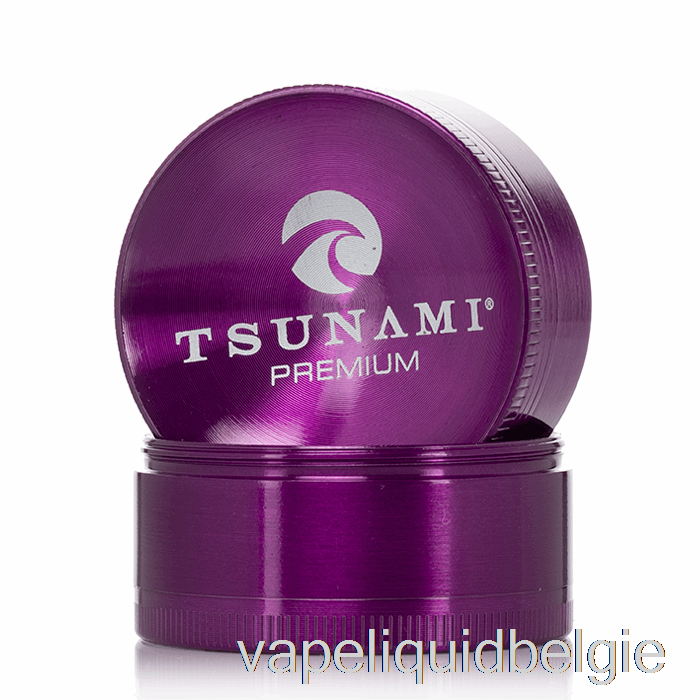 Vape Liquid Tsunami 1.9inch 4-delige Verzonken Top Grinder Paars (50mm)